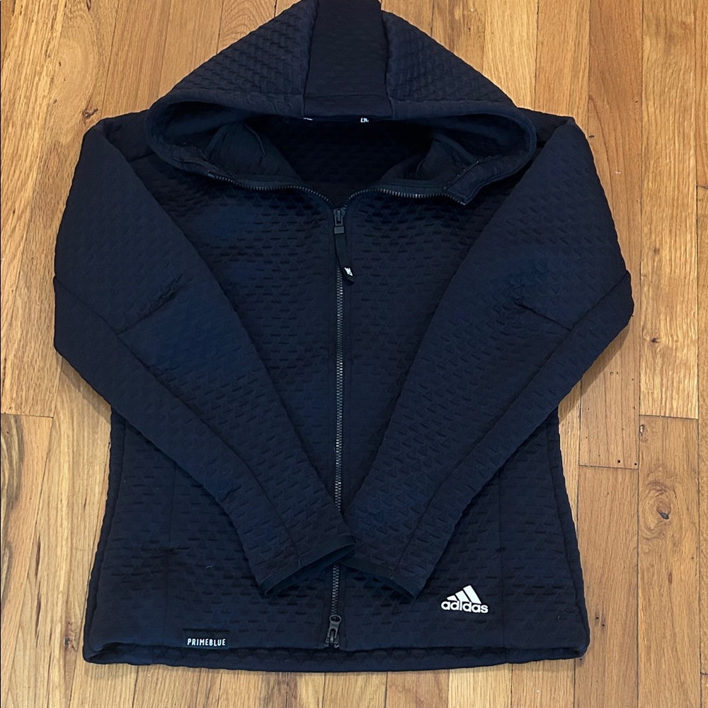 Adidas Black Quilted Jacket